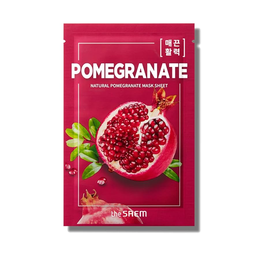 エッセンシャルシートマスク（ザクロ）　プランエス　プランエスクリニック MITOMO <日本製>ナチュラルザクロの肌活性フェイシャル