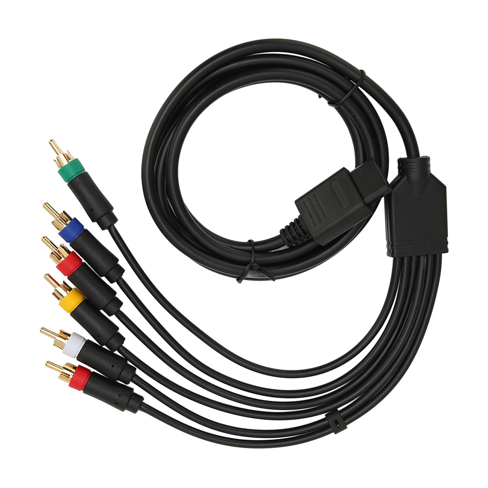 BAFOVY RGB RGBS Composite Cable Cord, High Flexibility, Soft Touch, Strong Stability with 4 BNC Heads for, N64, SFC, Accessories