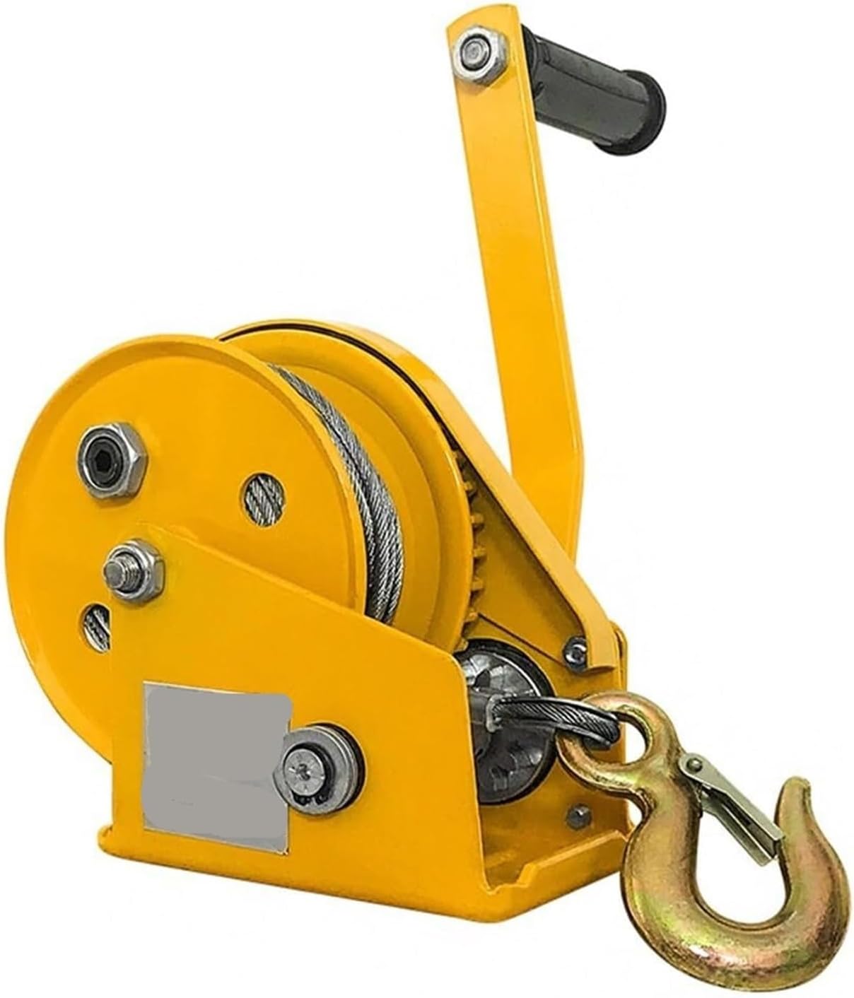 Hand Crank Winch, Manual Winches, Hand-Crank Winch Self-Locking Hand Tow Small Hoist Two-Way Locking for Lifting,Boat Trailer Winches