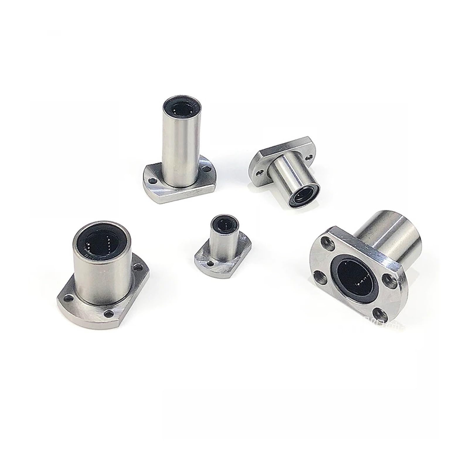 TSWASWUGP 4pcs Double Cut Edge Type Linear Bearing LMH6UU LMH8UU LMH10UU LMH12UU LMH13UU LMH16UU 20 25 30UU(2 holes LMH12UU)