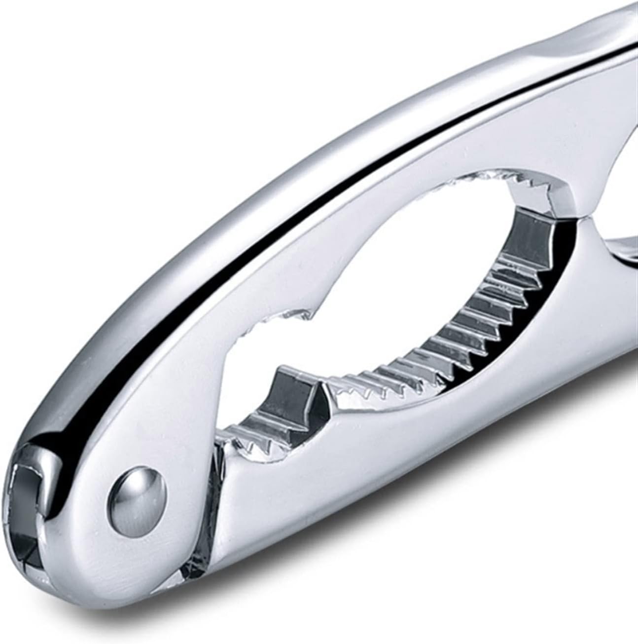 Nutcracker, Nut Walnut Clip Chestnut Opener Seafood Zinc Alloy Nutcracker Pecan Walnut Plier Clip Tool with Good Grip (A)