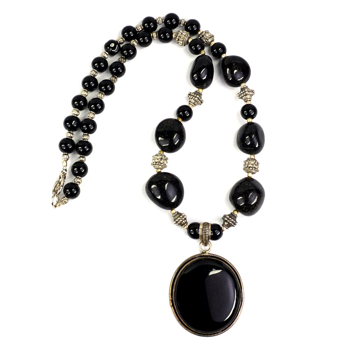 Reiki Crystal Products Crystal Stone Black Tourmaline Necklace Mala with Pendant for women (B06XPGVK4T) Amazon Price History, Amazon Price Tracker