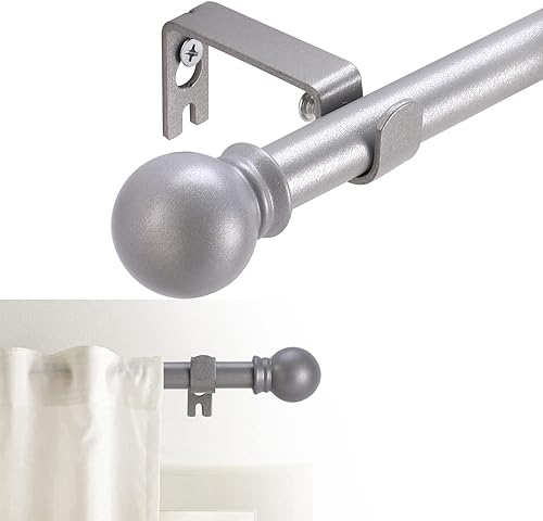 GXOACKJ Barras de cortina para ventanas de 48 a 84 a 93 pulgadas, juego de barras de cortina decorativas de 58 pulgadas, barra de cortina de metal disponible en Yaxa Peru