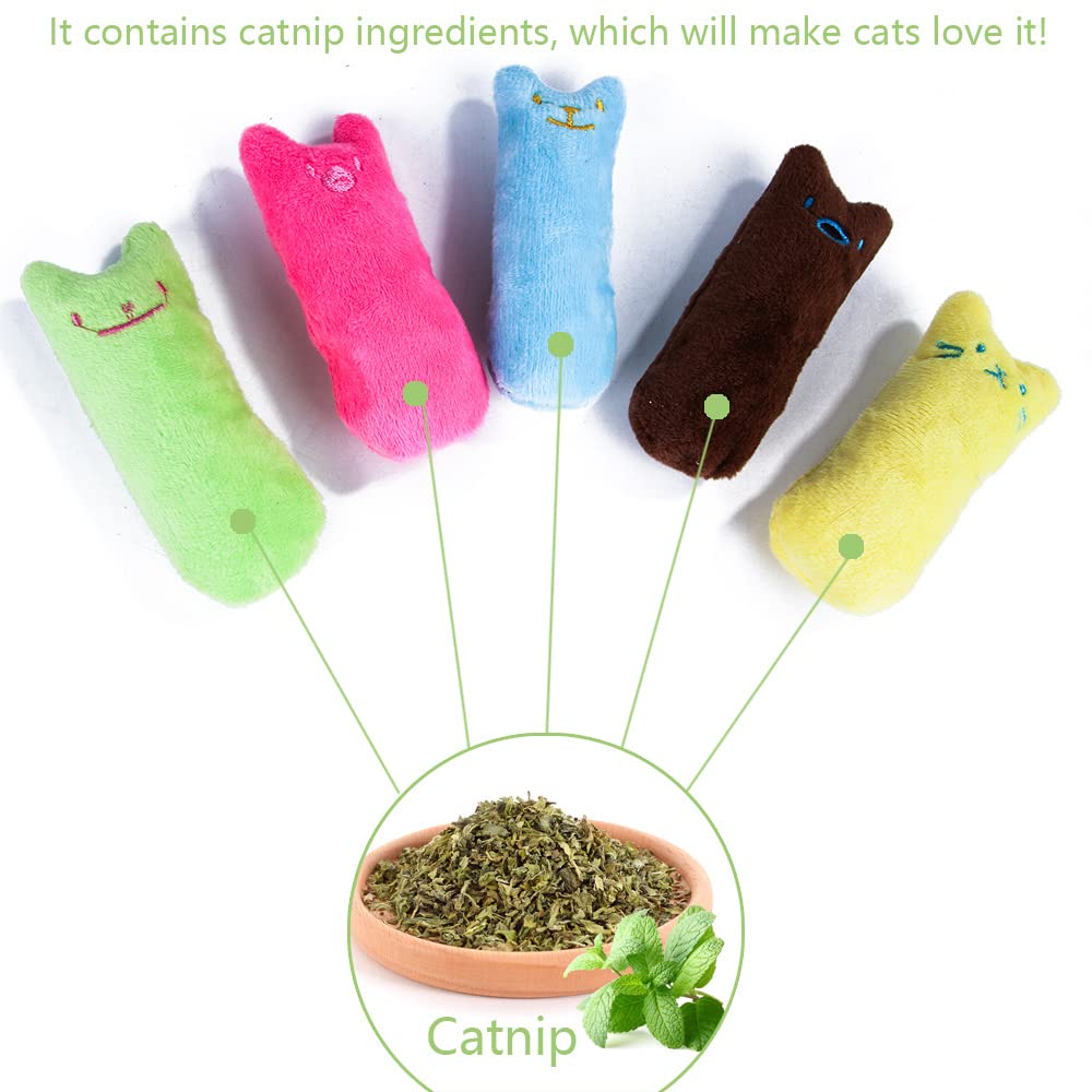 MADPET Catnip Kedi Oyuncağı Mavi – Sesli Peluş Kedi Oyuncak, Isırınca Ses Çıkaran Plush Cat Toy, Yumuşak Dayanıklı Mini Boy Kedi Oyuncağı, Kediler için Eğlenceli Oyuncak