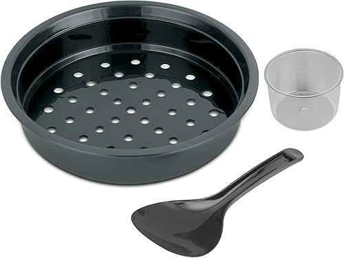 Miniatura 2 de Black + Decker Duraglide RC620W - Olla arrocera multiuso para 20 tazas, color blanco