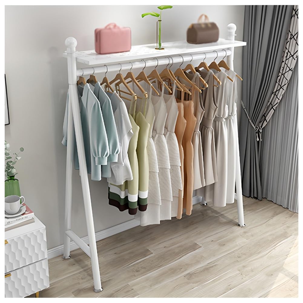 Présentoir pour soutien-gorge en métal robuste blanc, porte-manteau industriel haut de gamme