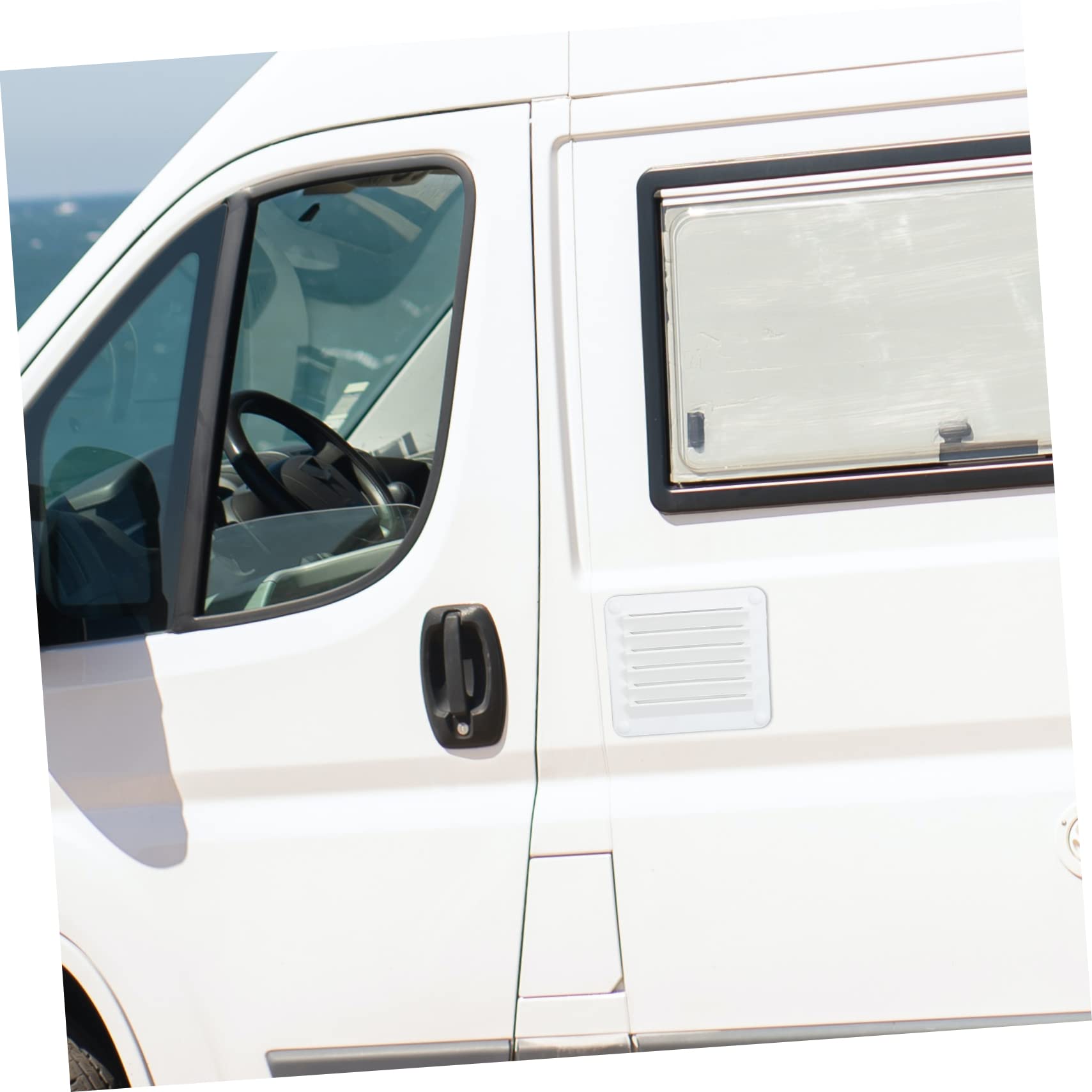 Happyyami Vent Cover Louvered Exhaust Vent for Boat Durable Ventilation Grille for Yachts and Caravans Easy Installation