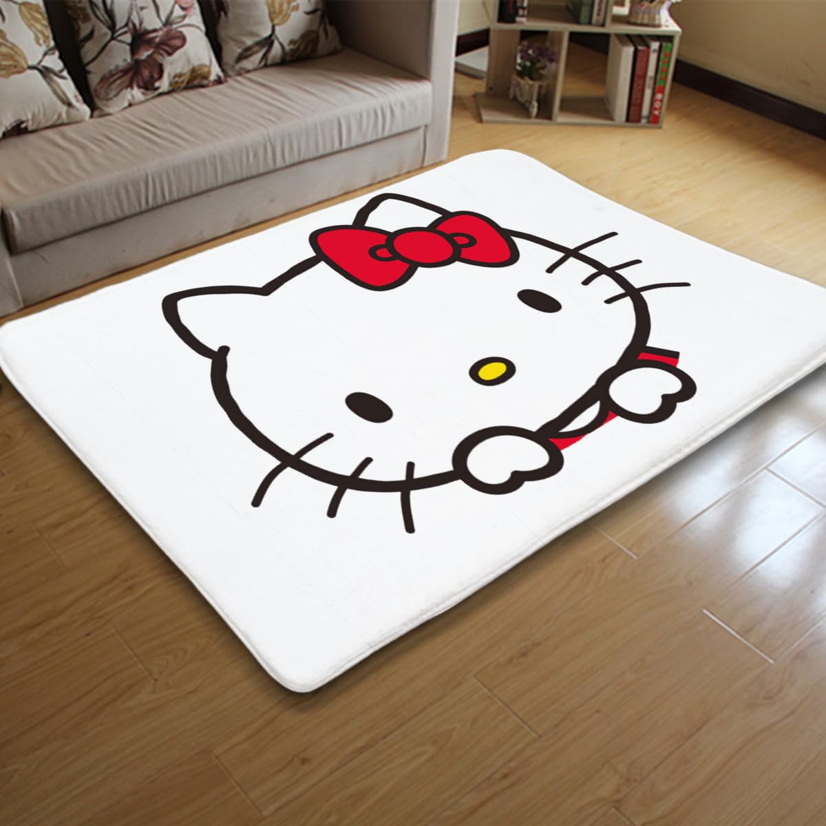 Amazon｜ラグ カーペット ハローキティ ラグマット 絨毯 150x100cm