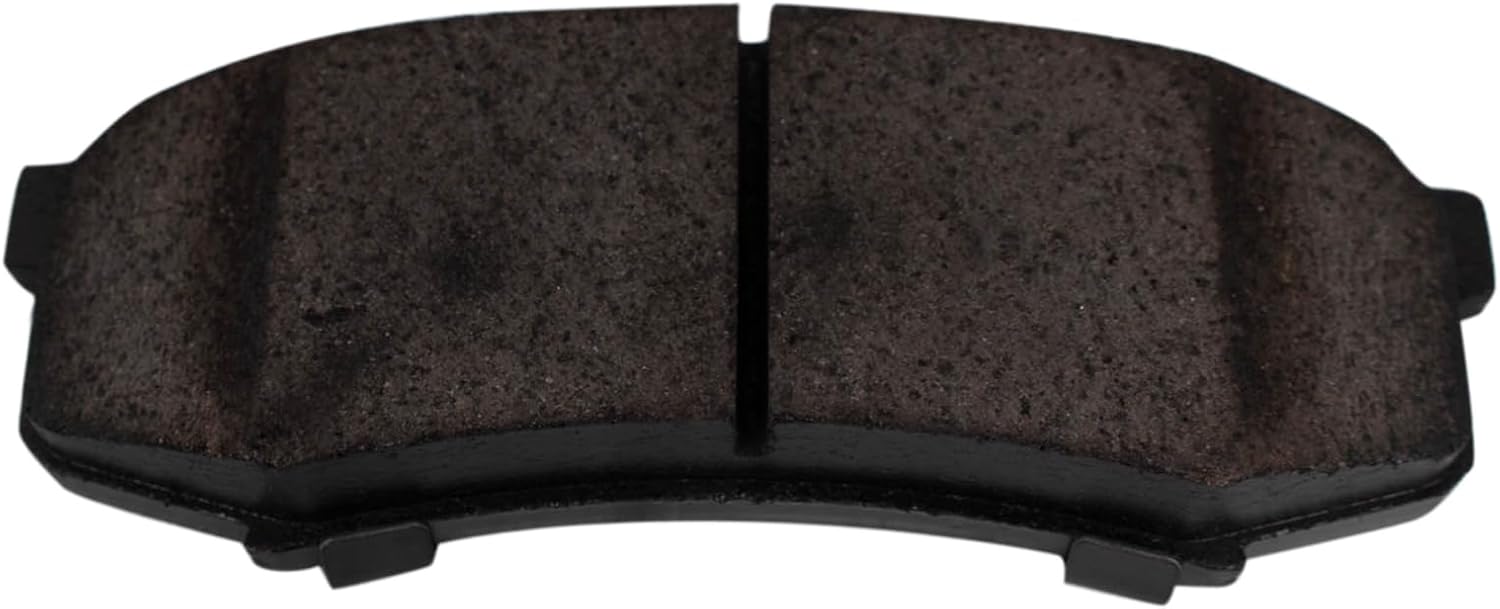 TRQ Rear Brake Pad and Rotor Set Ceramic Slotted Drilled Calipers Compatible with 2010-2021 Lexus GX460 2010-2020 Toyota 4Runner