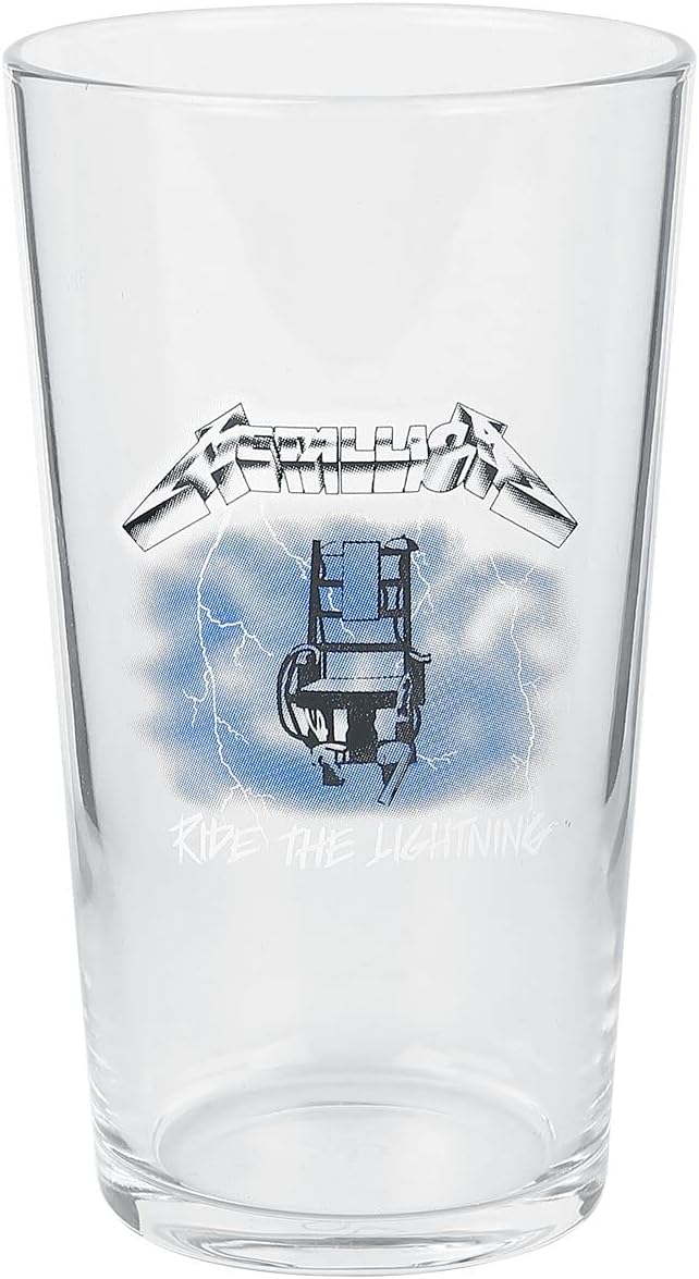 METALLICA - 'Ride the Lightning' Beer Glass
