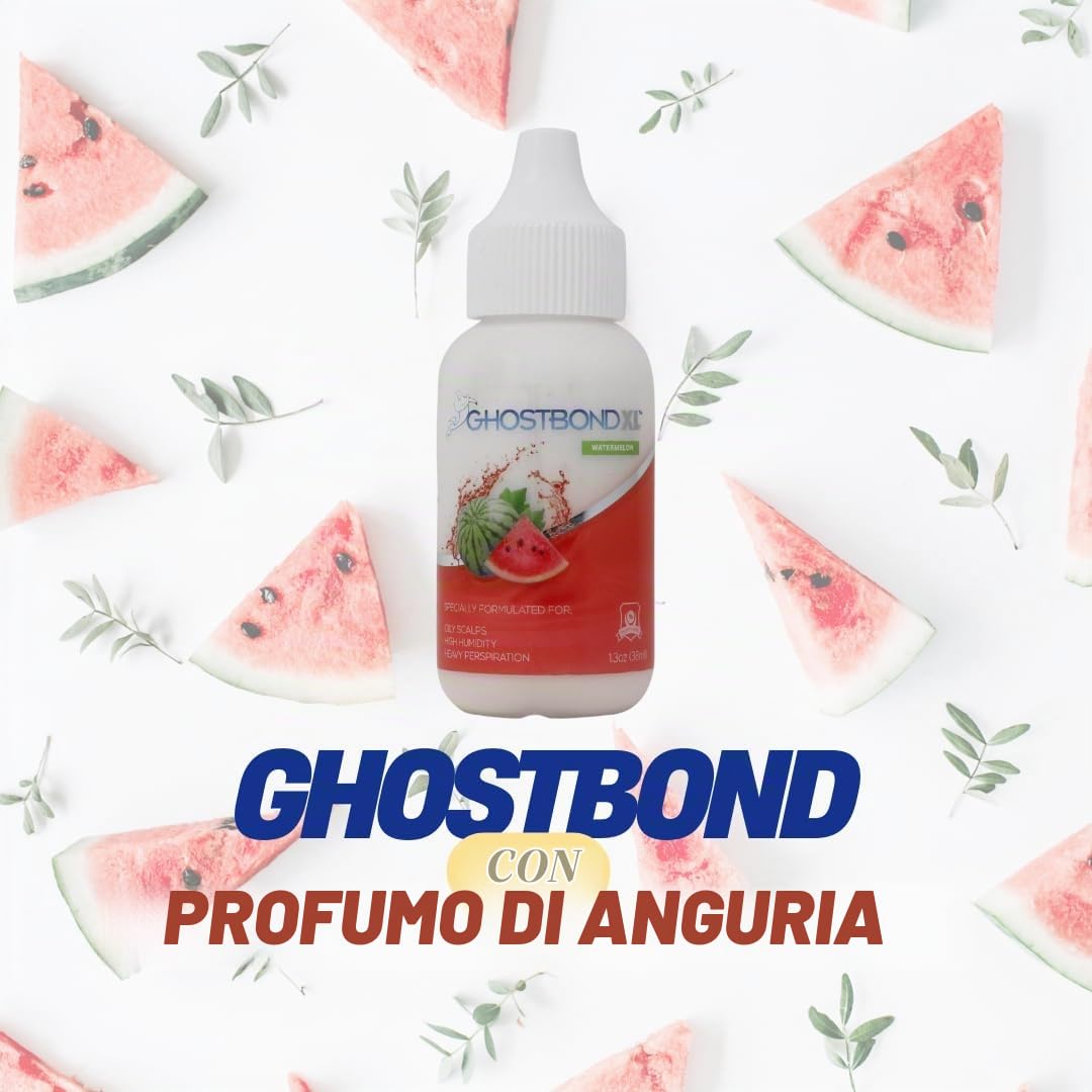 Professional Hair Labs Ghostbond XL Anguria - Bond completo per poliestere e pizzo | Colla per parrucche, adesivo per capelli formulato appositamente per umidità elevata - 1,3 oz