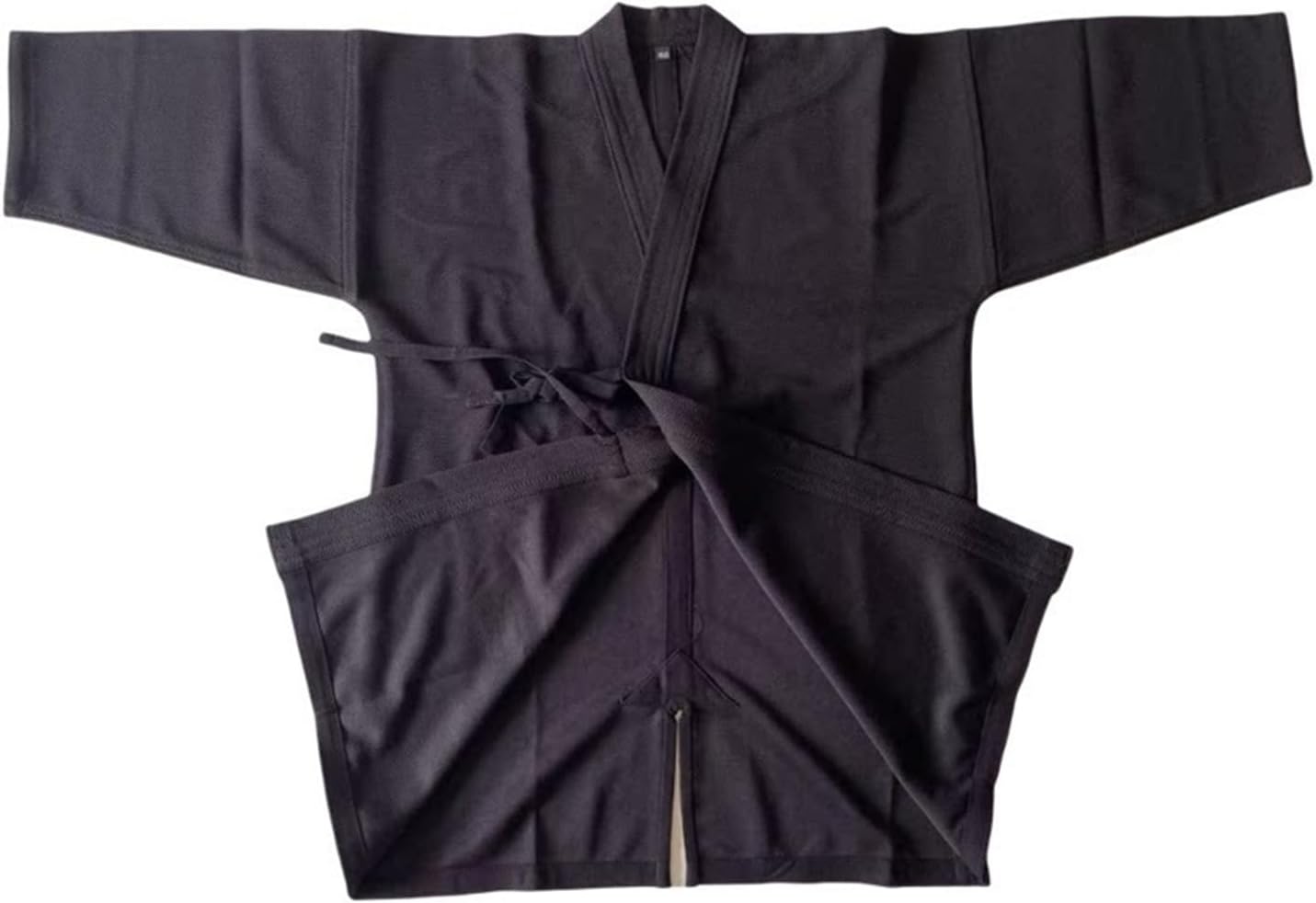 Summer Kendo Gi Keikogi Cotton Black Breathable and Lightweight Dobok Aikido Hapkido Uniform Black