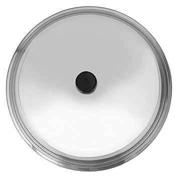 UPKOCH 40cm Universal Pans Pots Lid Cover Stainless Steel Frying Pan Cover with Cool Handle Cookware Lids Cooking Dome Cover Pot Lids Replacement