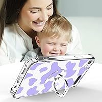 Vista 6 de OOK Funda compatible con iPod Touch 5/6/7 Generación para niñas y mujeres, funda protectora de TPU suave a prueba de golpes, con diseño de vaca
