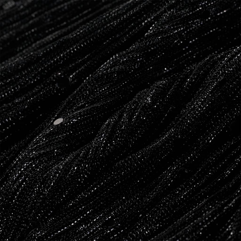 Vestido de manga larga para niños, color negro, adecuado para niñas, niños, bebés, adolescentes, verano, princesa, tul con lentejuelas, transpirable, cómodo, diario, fiesta