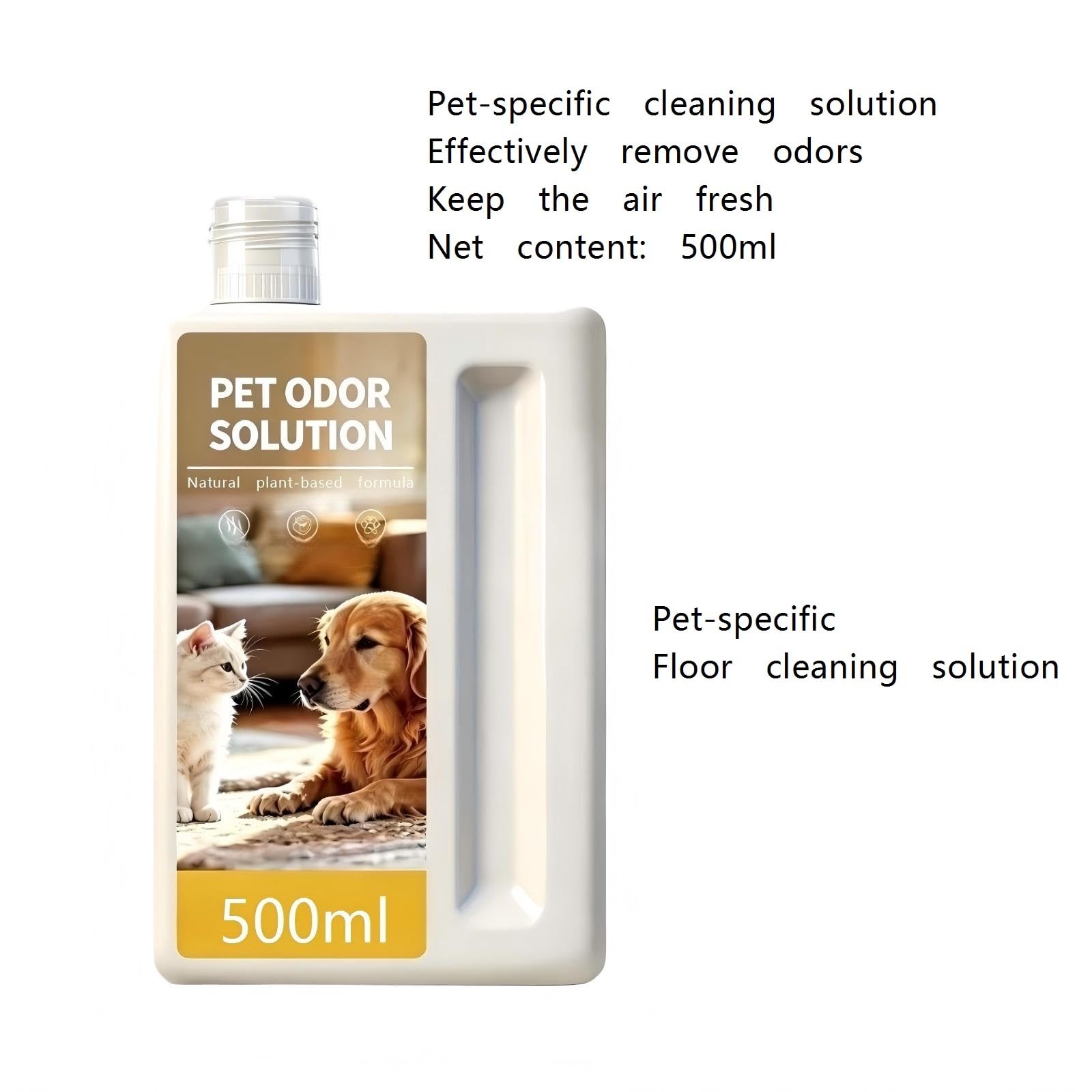 Solución De Limpieza For Mascotas De 500 Ml De 3 Piezas For Eliminar Olores, Compatible Con Dreame, Repuesto De Fórmula For Mascotas For Robot Aspirador S50 X50 Pro X40 S30