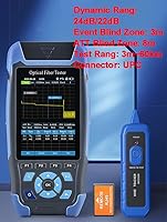 Vista 3 de Mini-Pro 1310/1550nm SM OTDR Mult-Función Probador Integrado OPM/OLS / RJ45 Prueba/Prueba VFL Rango 5m-60Km Rango Dinámico 24dB/22dB Conector