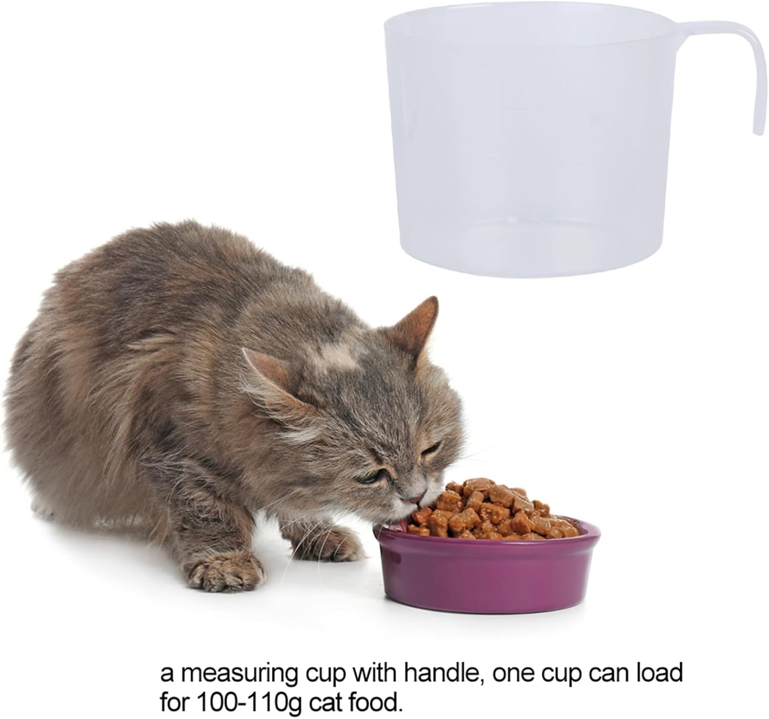 Dog Food Storage Container, Dog Feeder Sealed Feed Box Cat Food Container Pet Food Storage with Measuring Cup for Dog Cat Bird and Other Pet Food Storage Bin, (Large 15x10x10cm/