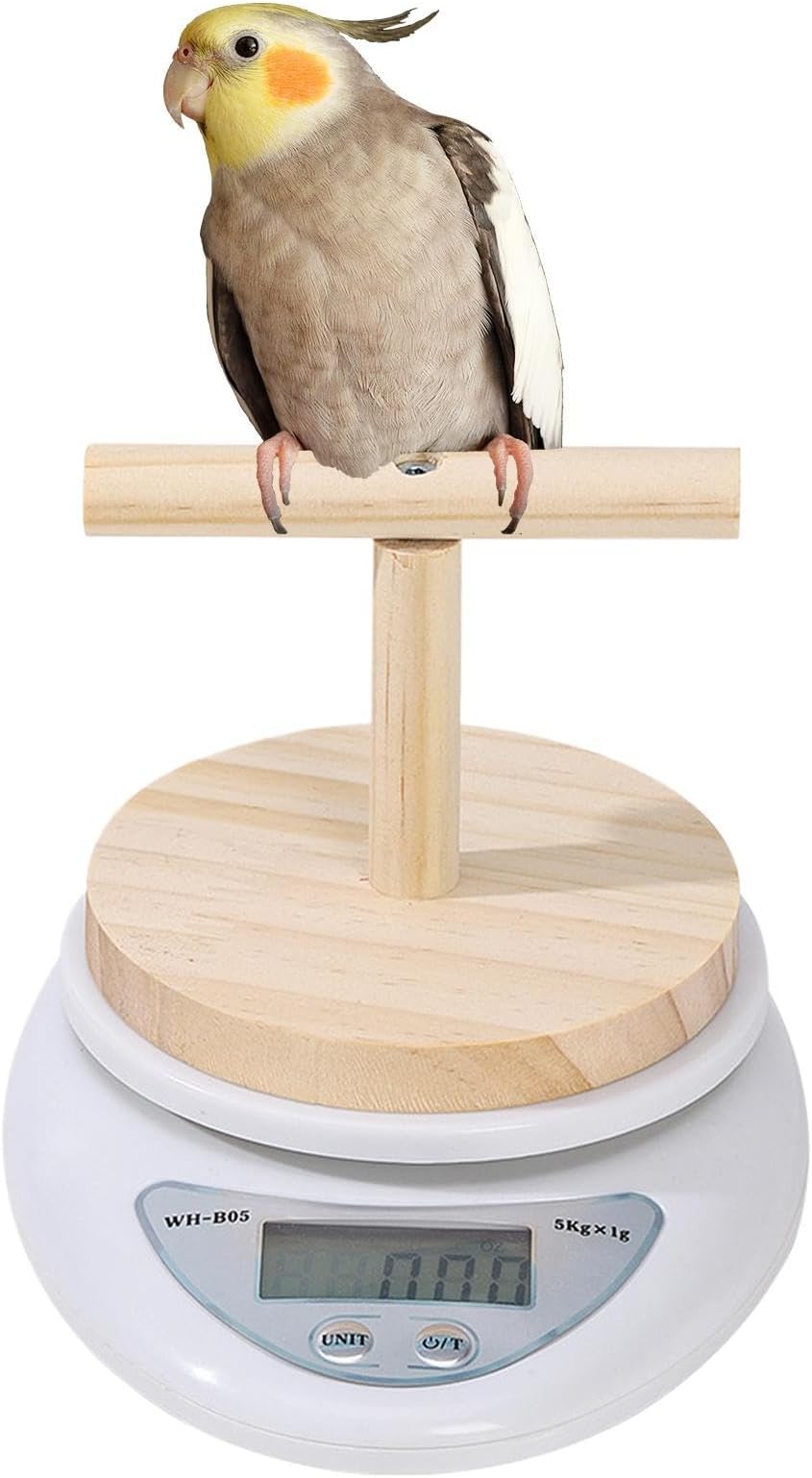 Bird Scale with Perch | Small Animal Scale with Perch for Pet Bird,High Accuracy, Convenient Digital Weighing Tool for Weight Changing Monitoring