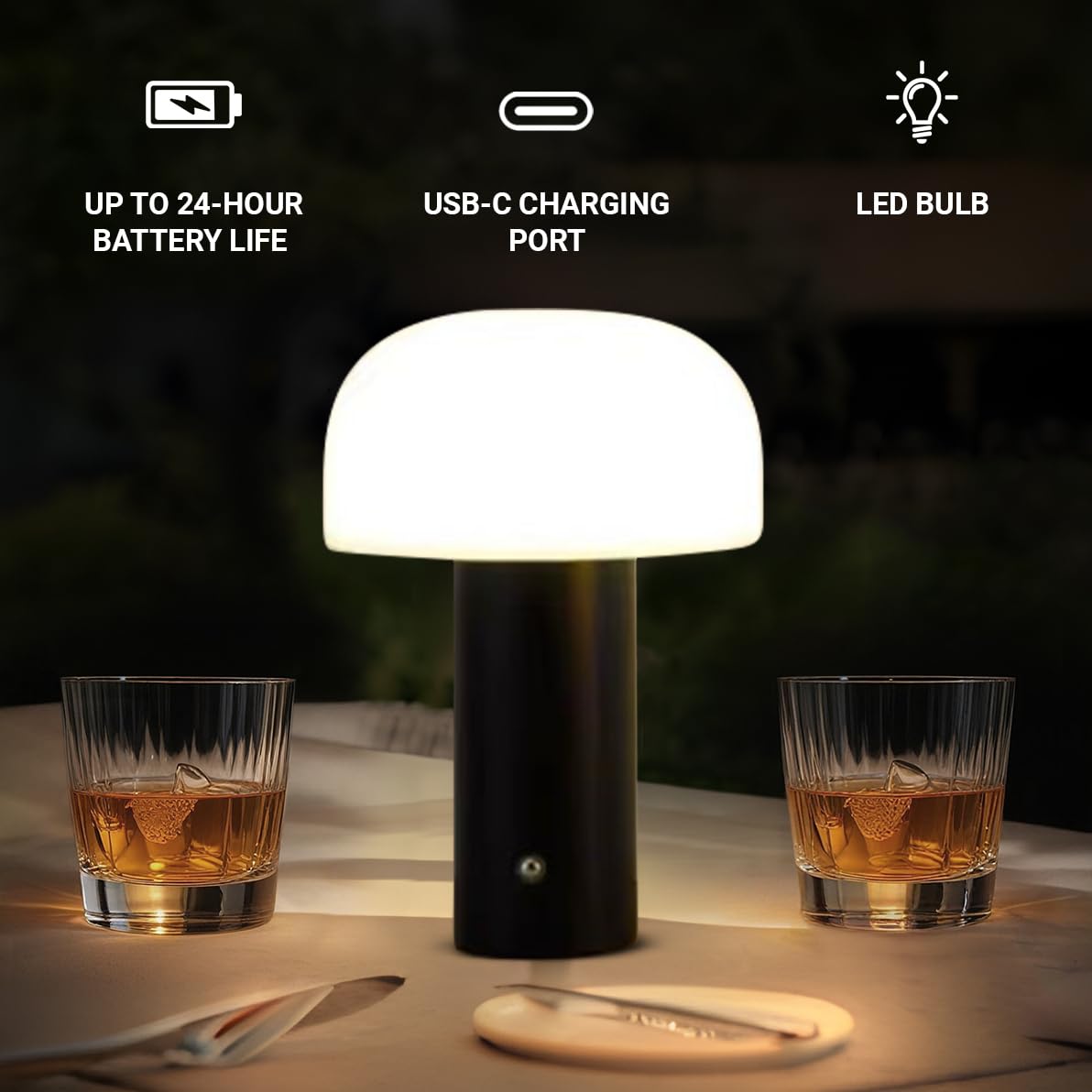 Cordless Rechargeable Lamp - Image 2