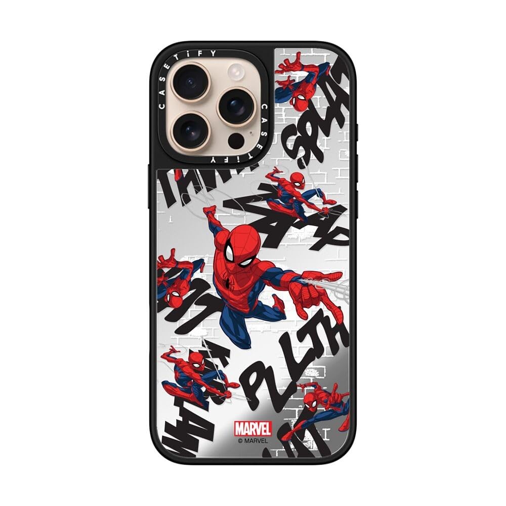 Amazon.com: CASETiFY Mirror iPhone 16 Pro Max Case [Spider-Man Co