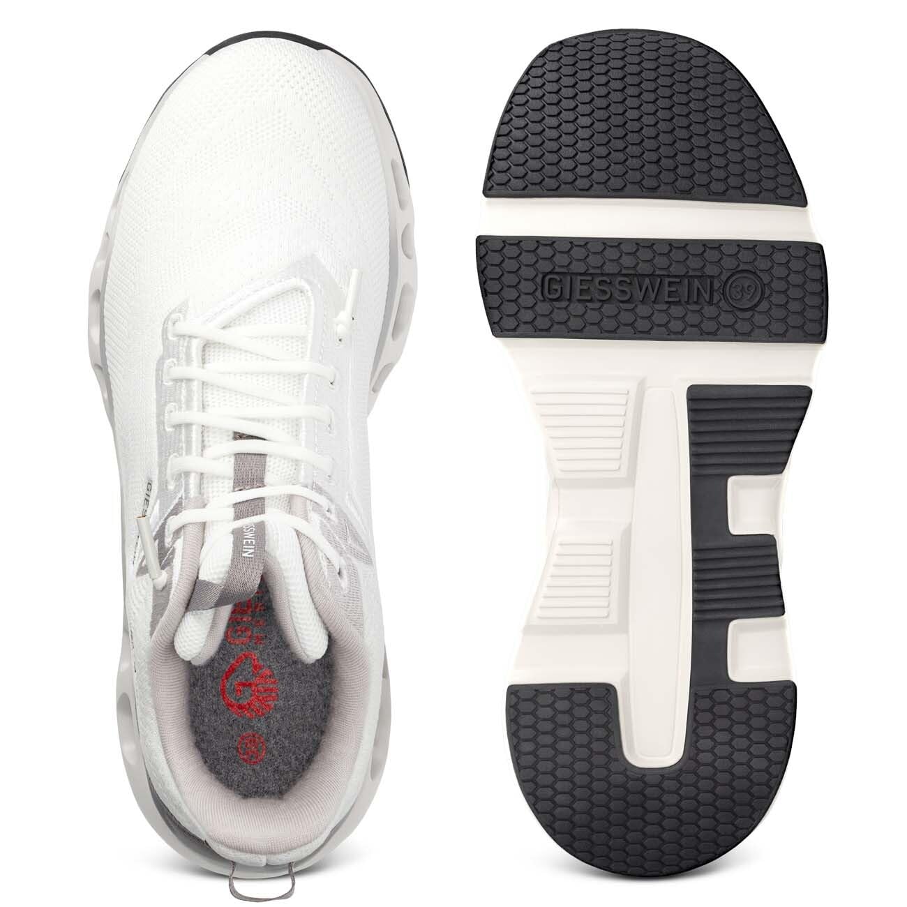 Giesswein Wool Boom Women - Merino Sneaker mit federnder Phylon Dämpfung | Atmungsaktiver Freizeitschuh mit Wechselfußbett & Zehenbumper – Sportlich eleganter Komfortschuh für den Alltag