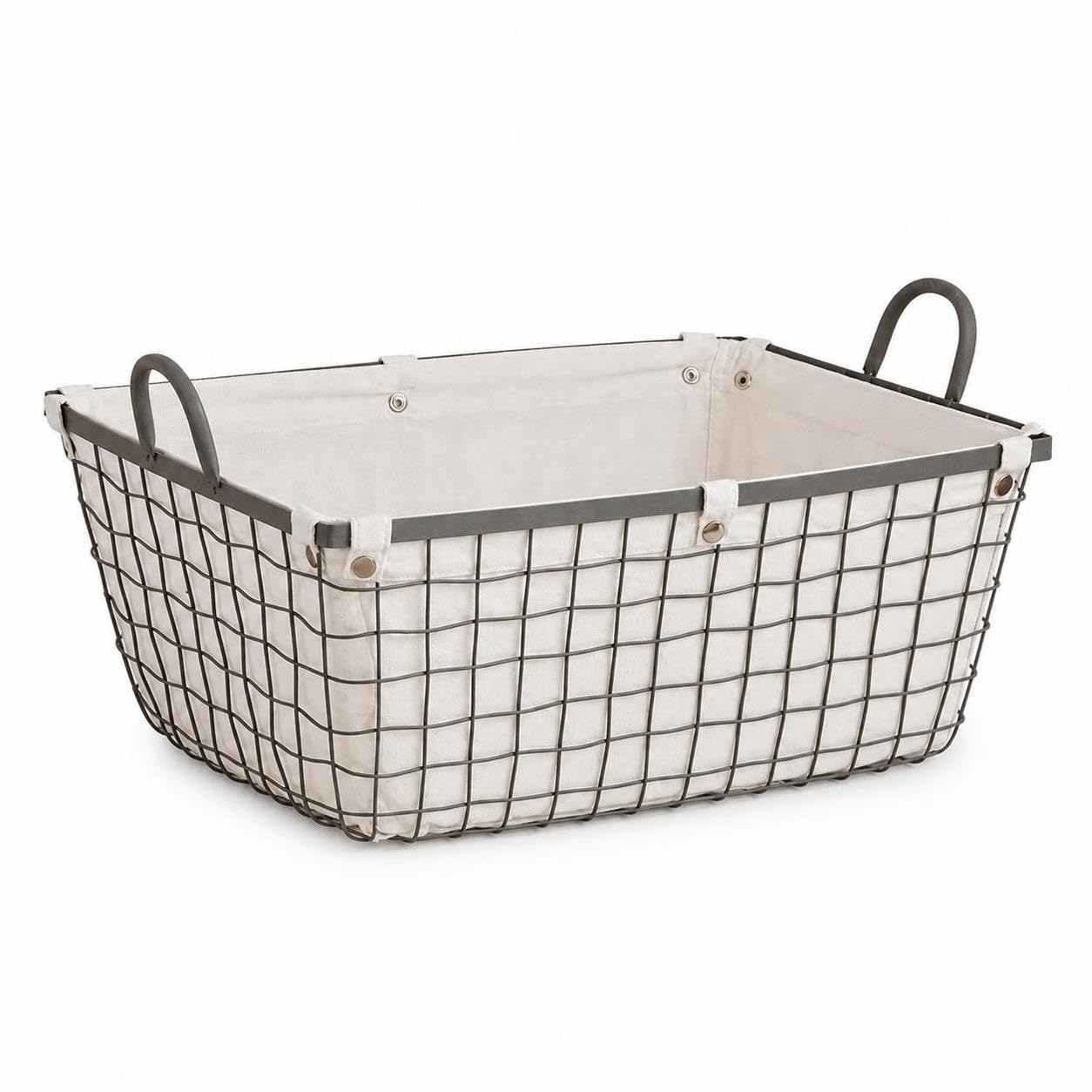 Cestas organizadoras alambre para estanterías de baño y armarios de cocina grandes