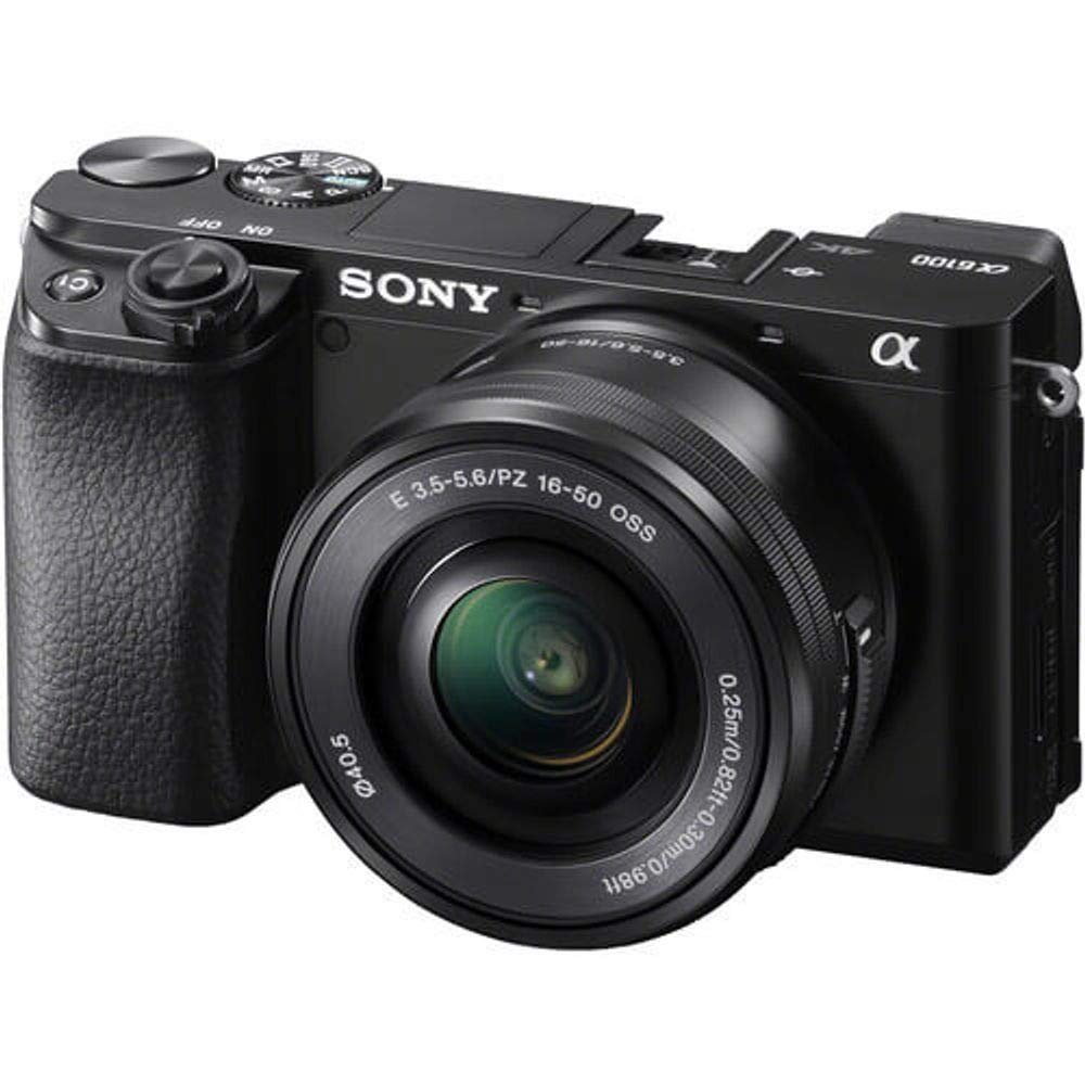 デジタルカメラ SONY a6100 Câmera Sony Alpha A6100 com Lente 16-50mm Mirrorless 4K de 24MP