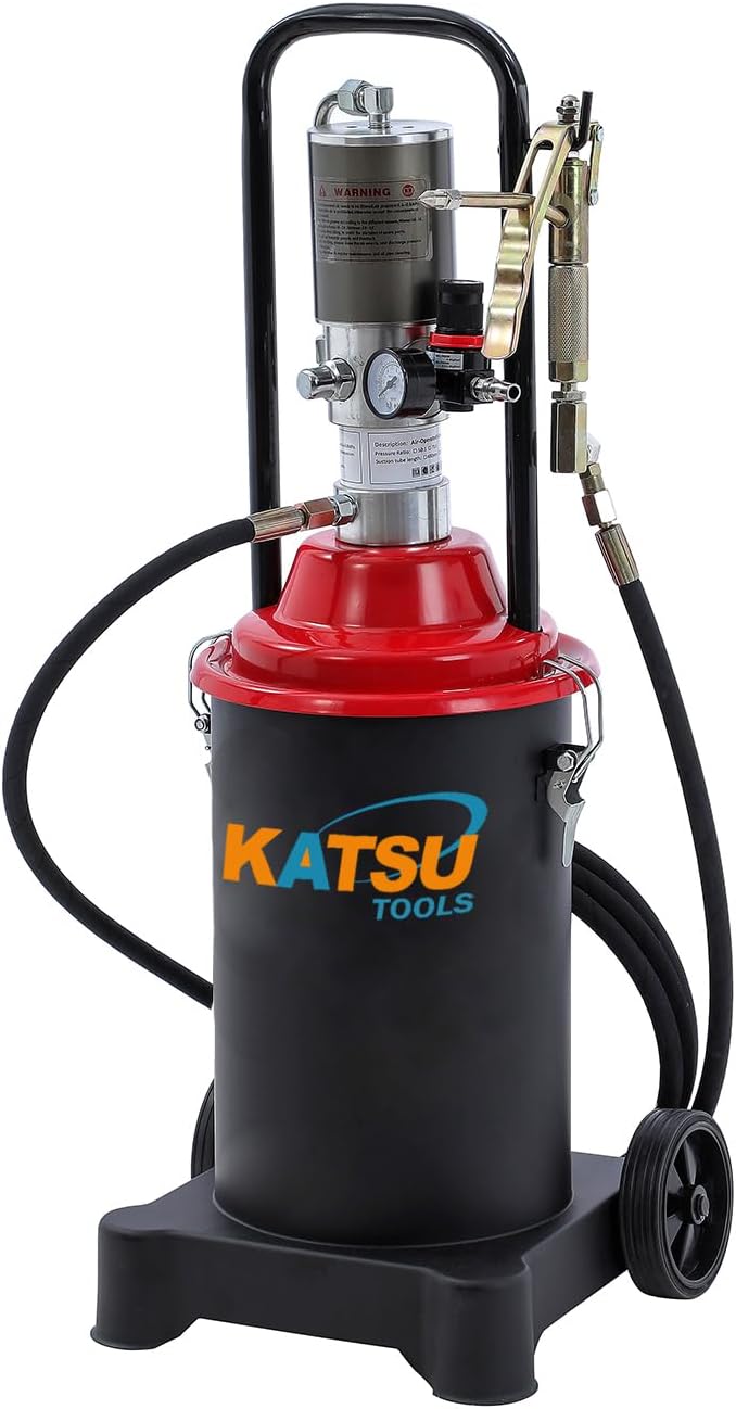 KATSU Tools Pompa Pneumatica Grasso 12L 500 Bar
