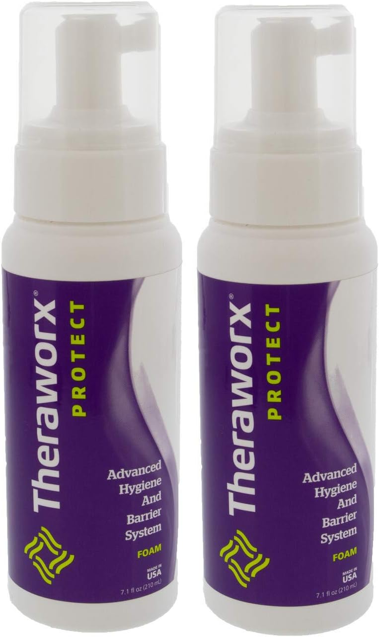 Theraworx Protect Advanced Hygiene and Barrier System Foam Large Bottle (7.1 oz) - 2