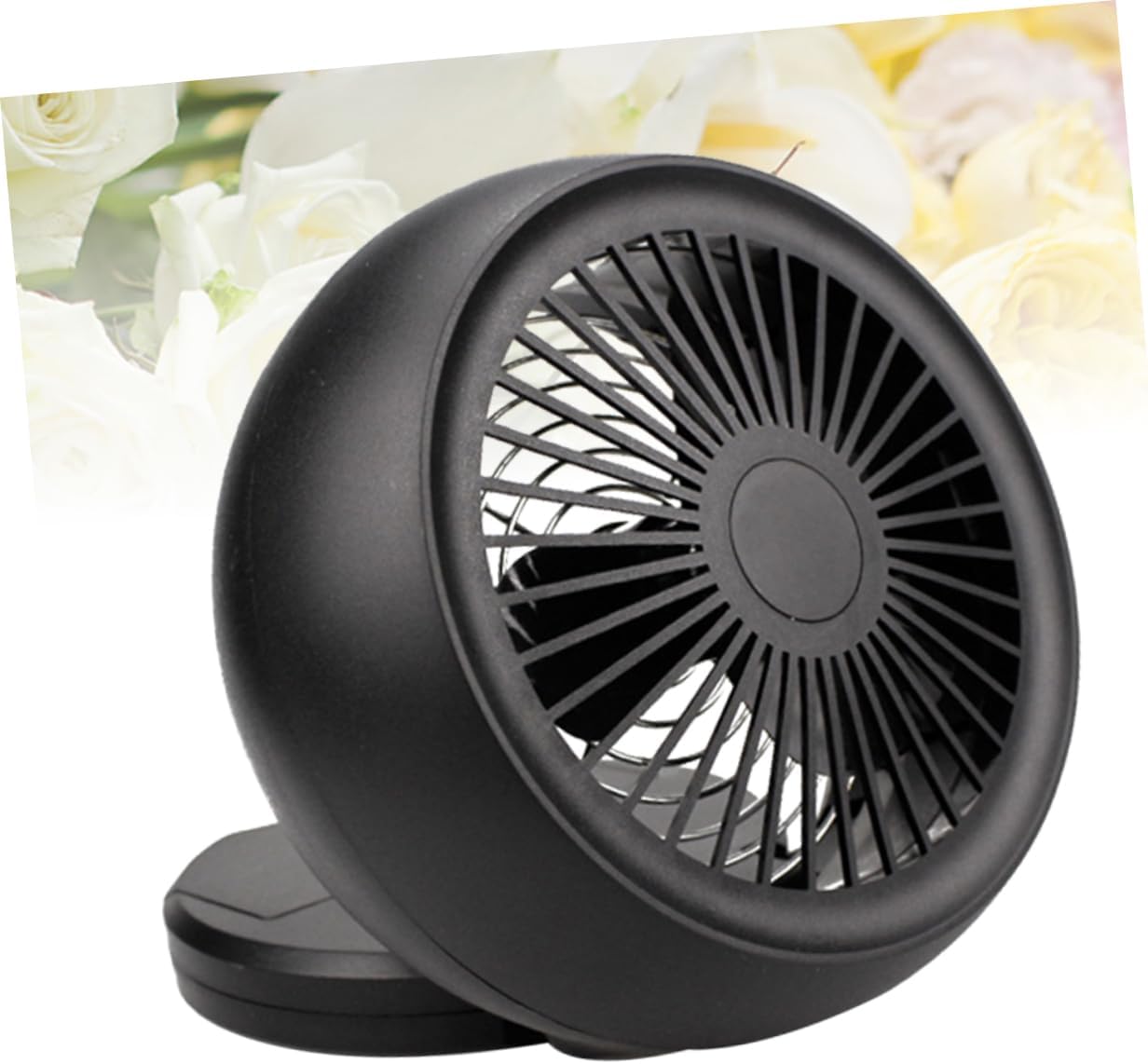 3pcs Usb Mini Fan Cooling Fan for Portable Usb Desktop Black for Travel and Student Parties