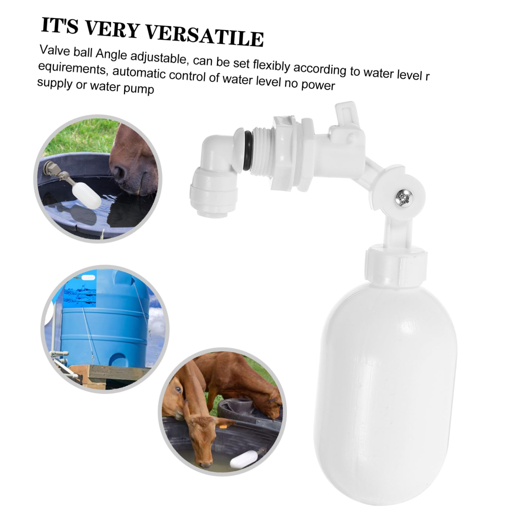 Zerodeko Valvola Galleggiante Mini Per Regolatore Di Pressione in Plastica Valvola Automatica Per Serbatoi Di Acqua