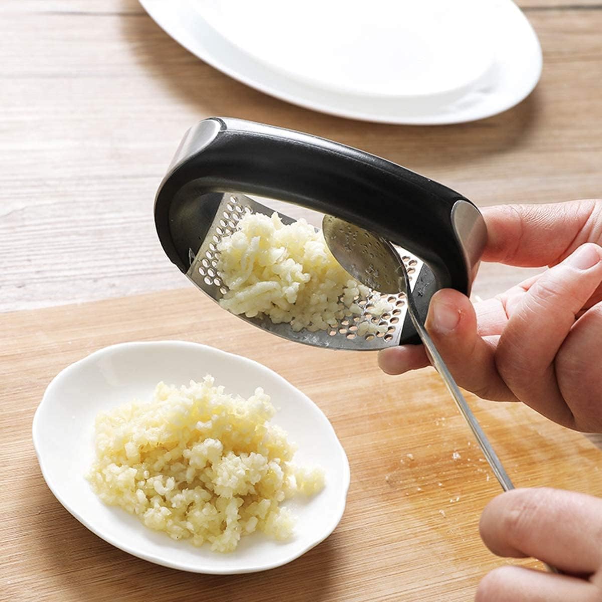Garlic Mashe, Stainless Steel Garlic Press Tool, Handmade Garlic Chopper for Vetables, Garlic Mill for Kitchen 2026 - view 1