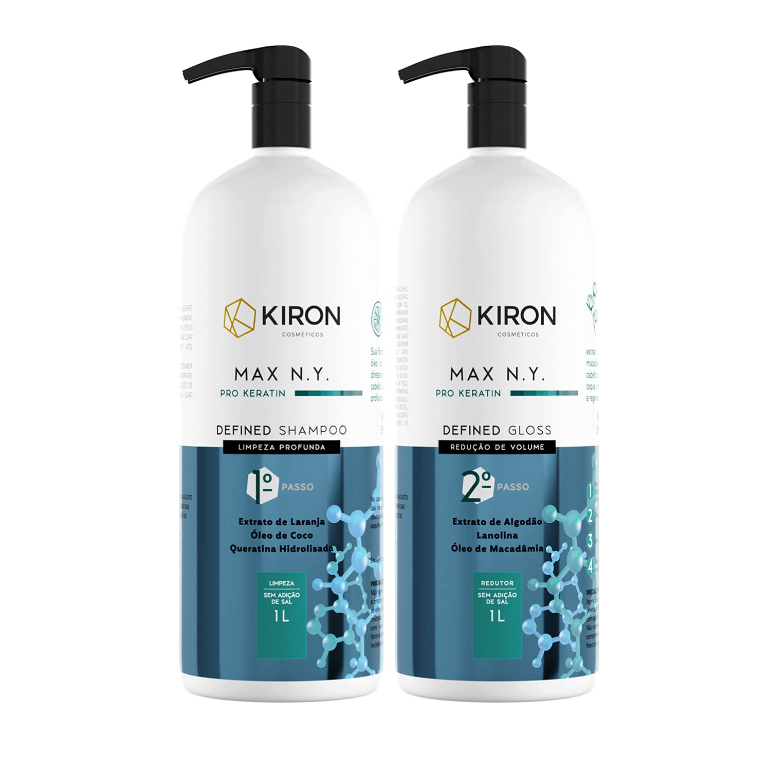 Progressive Brush Defined Gloss Pro Keratin Max N.Y. Kiron 2x1L