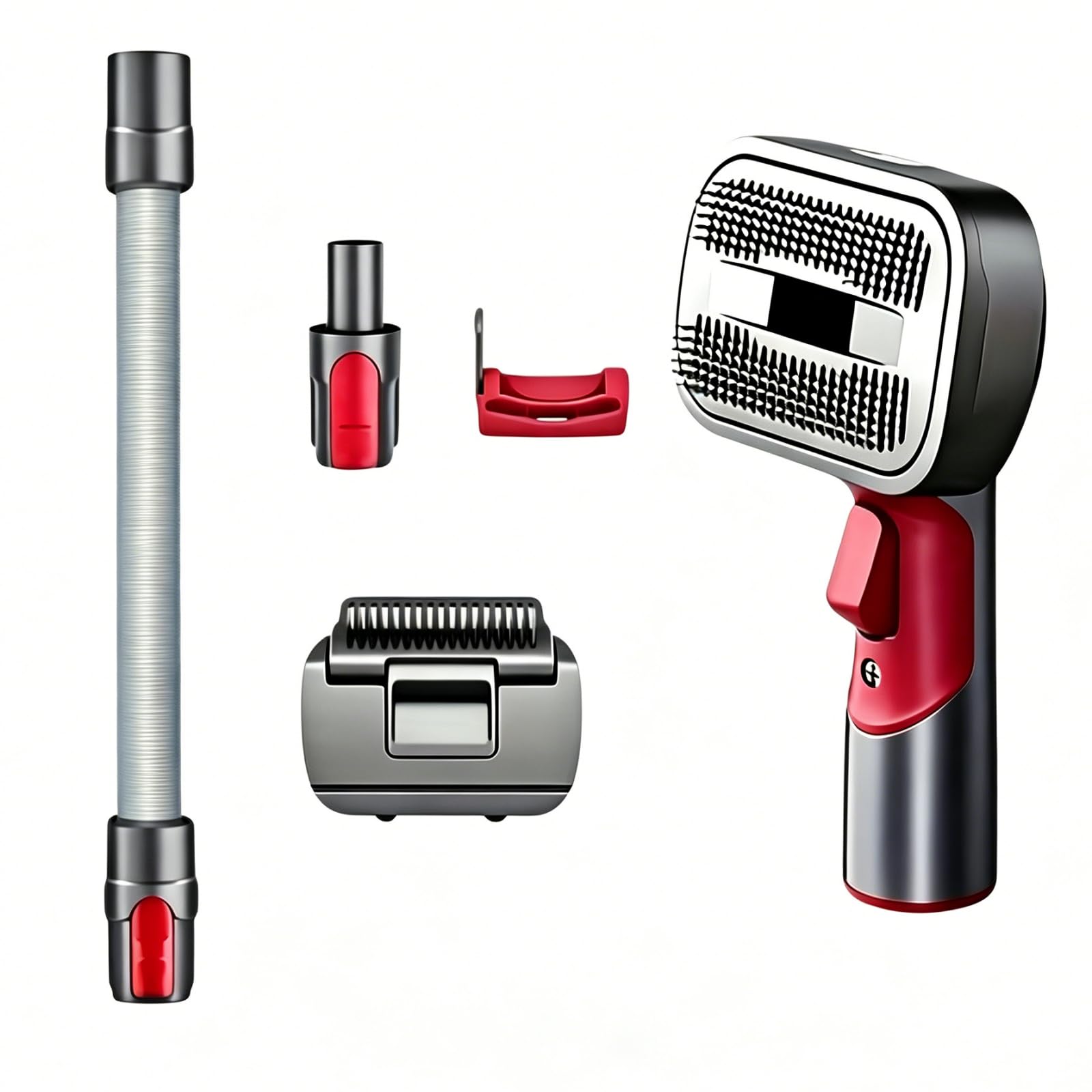 Cepillo para aspiradora de pelo de perro 2 en 1 para Dyson Gen5 V15 V12 V11 V8 V7, accesorio para aspiradora para mascotas, cepillo para pelo de animales, adecuado para el cuidado del pelo