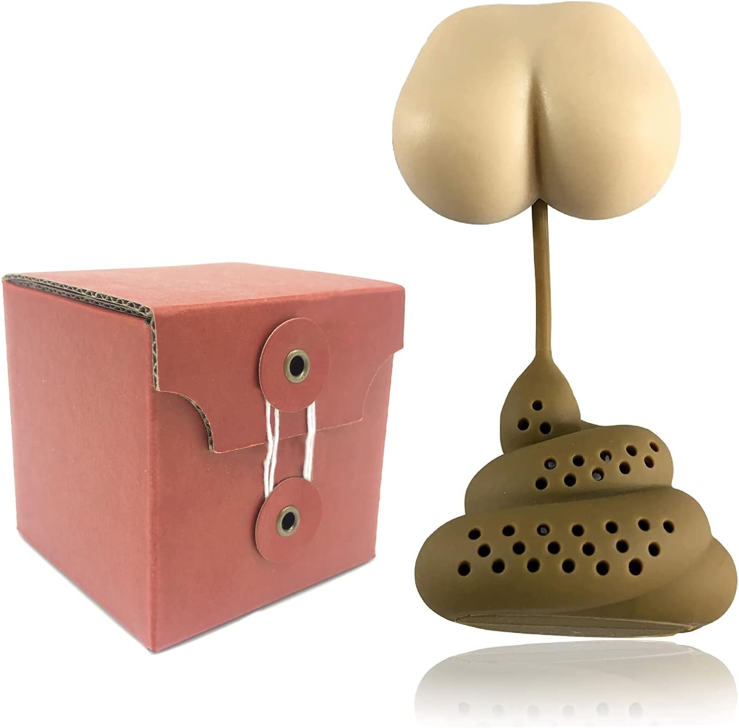 Funny Loose Leaf Tea Infuser Ball, Food Grade Silicone Stool Shape Hot Tea Infuser Tea Strainer Ball Filter