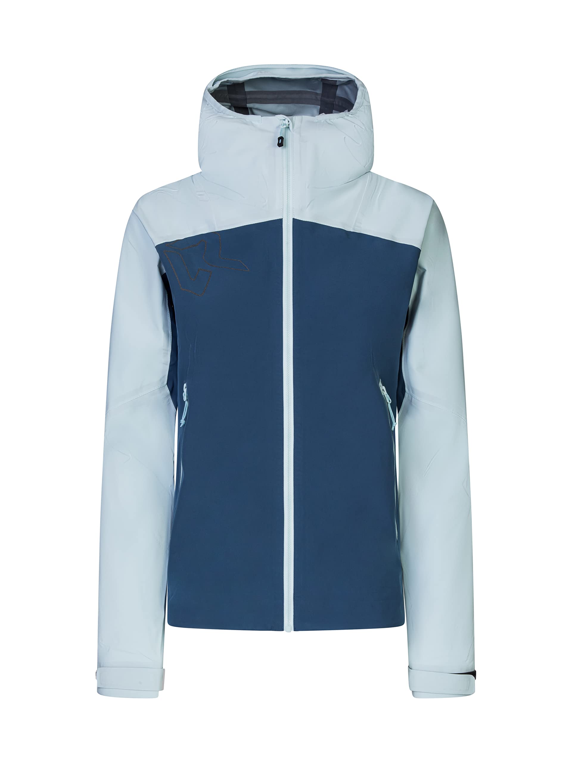 Rock Experience REWJ06581 SEAMSTRESS 2.0 HOODIE SOFTSHELL Jacket Men's 1344 CHINA BLUE+2285 QUIET TIDE S