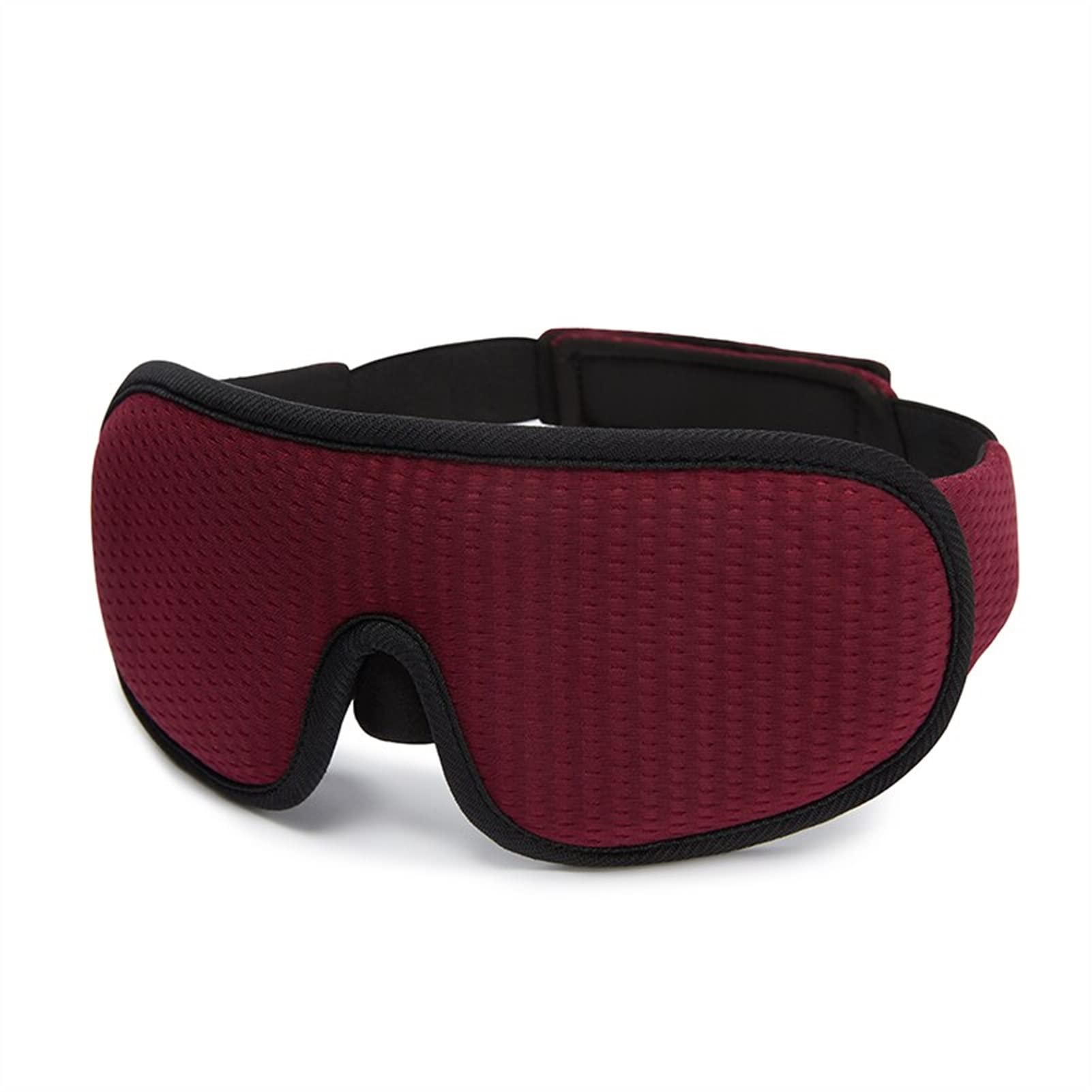 Máscaras para dormir Zero Eye Pressure Blackout pa Máscara for dormir 3D Antifaz for dormir Bloqueador de luz Suave Acolchado for dormir(Red)