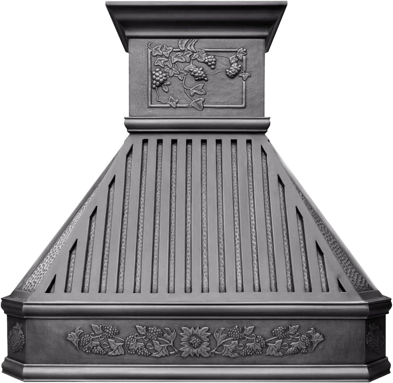 SINDA Wall Mount Natural Beautiful Copper Stove Range Hood with Powerful Range Hood Inserts, Beehive-Oil Rubbed Bronze, 48"Wx39"H, H14BT-BOW4839