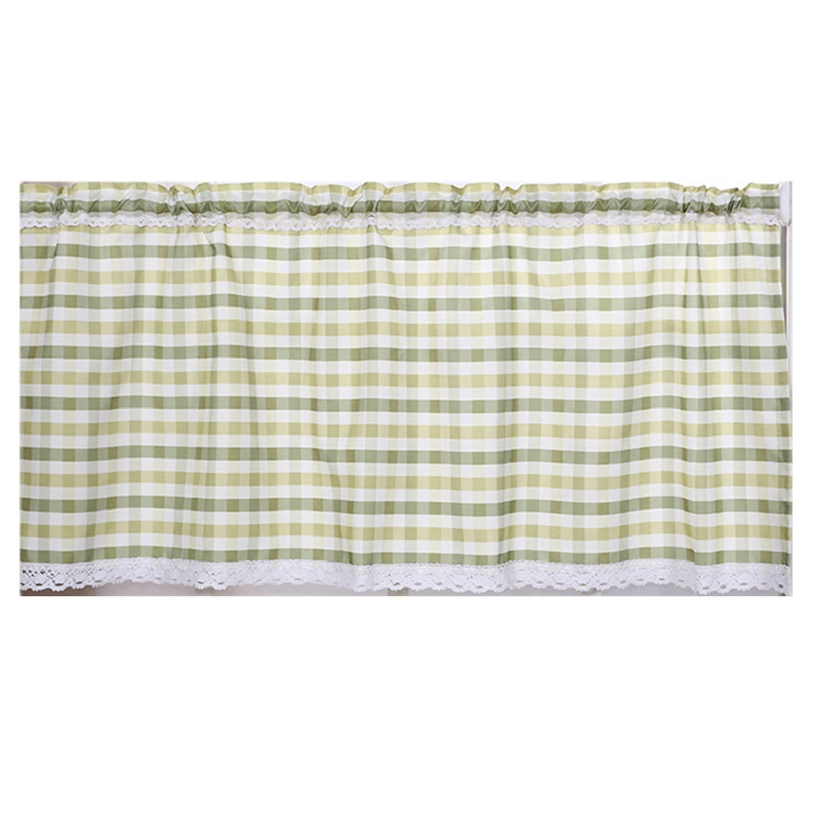 Cenefa de cortina para ventanas de dormitorio, baño escolar y hogar sobre ruedas