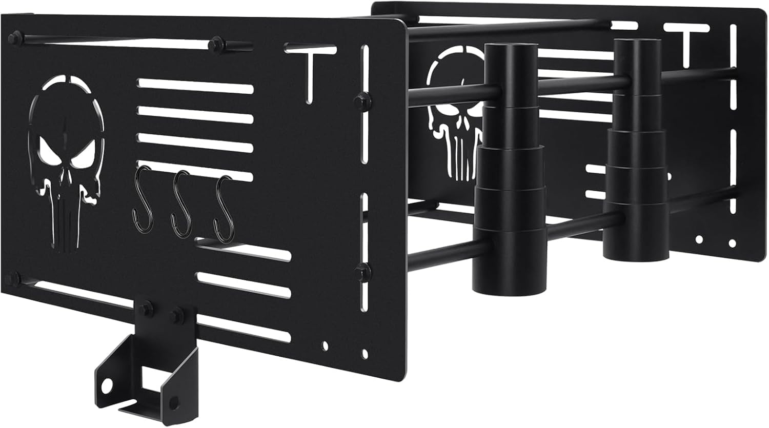VPZMT Wall Mounting Storage Luggage Rack/Tour Trunk Pack Pak for Harley Touring Road King, Road Glide, Electra Glide, Street Glide, Sportster, Softail