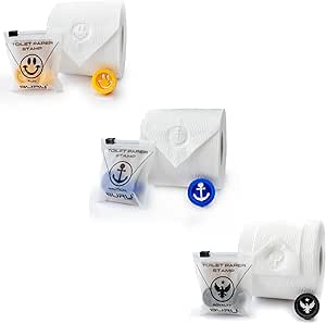 Amazon.com: BURU SOLUTIONS Toilet Paper Stamp Cheer & Freedom Trio (3 ...