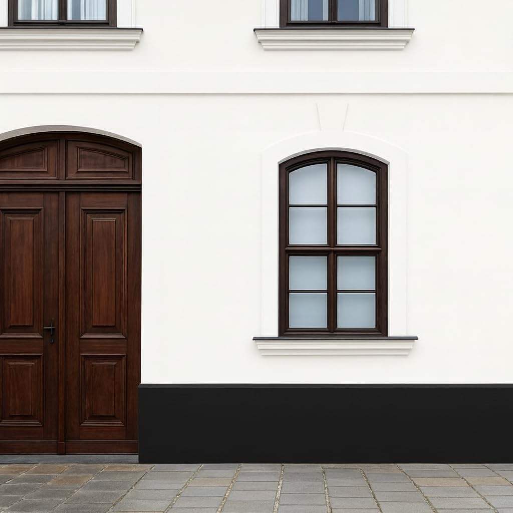 Peinture noire 5 L Abrasion humide classe 1 Résiste UV intempéries pour béton mur façade toit