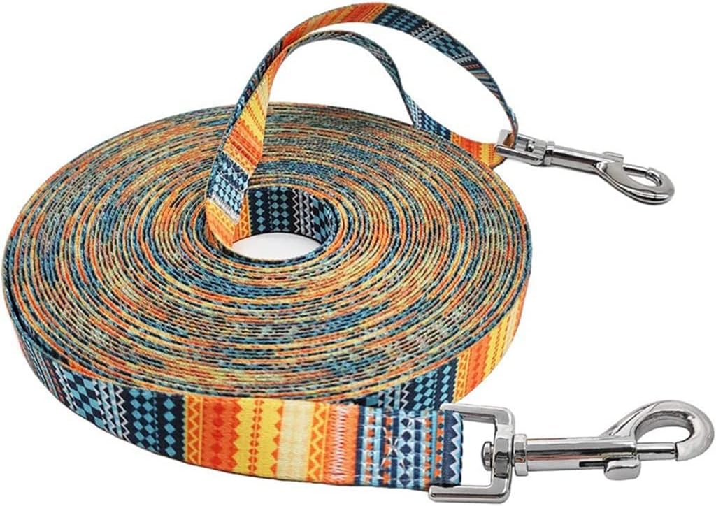 Dog Training Leash 6m Lightweight Sturdy Metal Clip Pet Lead Obedience Recall Agility