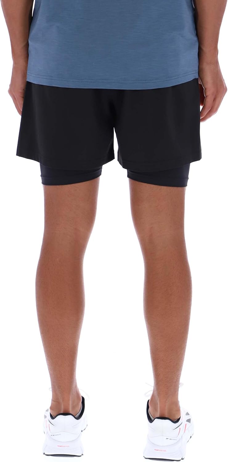 Reebok Mens Normski 2 in 1 Training ShortShorts