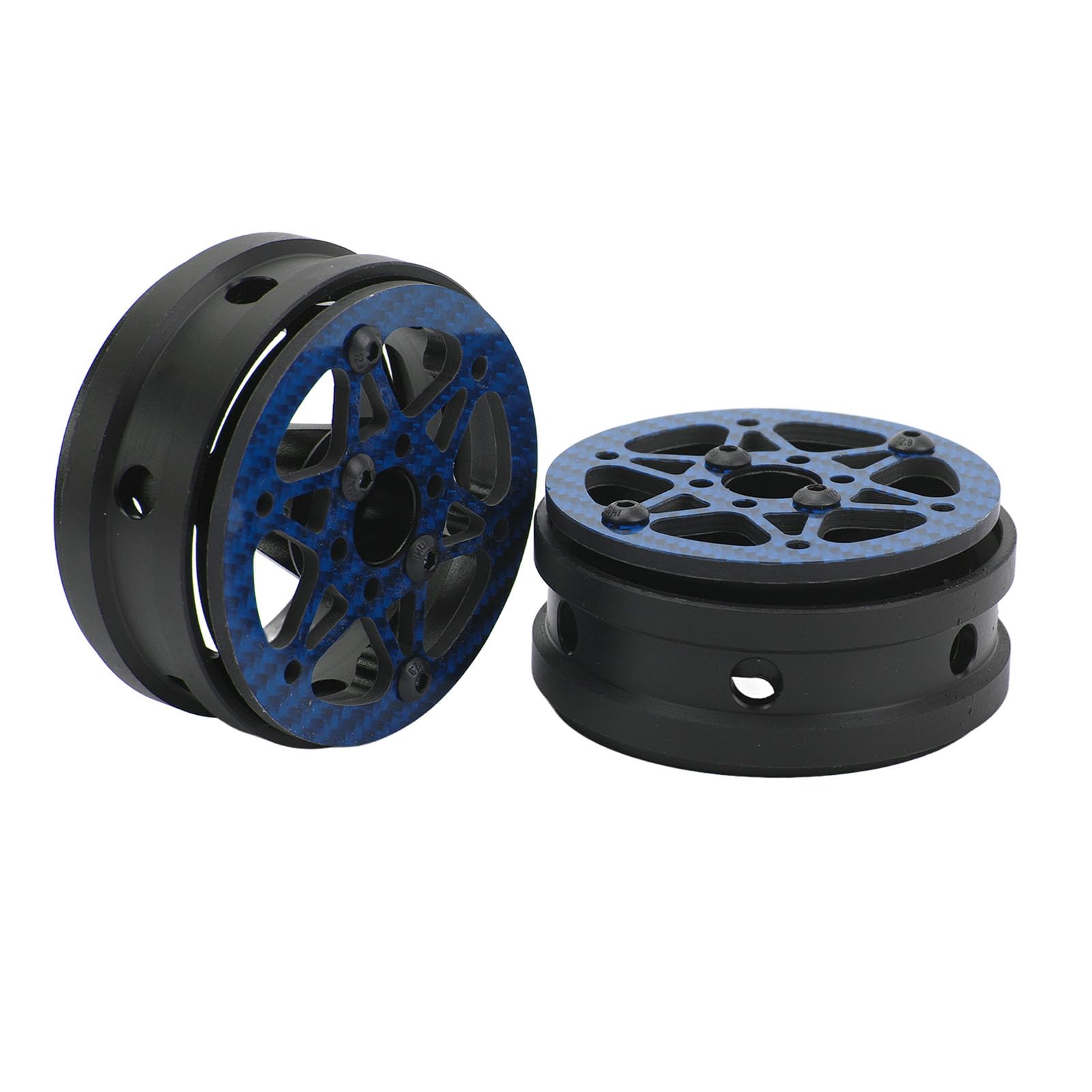 1,9-calowa Piasta Koła RC, 4 szt. Uniwersalne, Trwałe Felgi kół Samochodu RC do Samochodu RC 1/10 (BLUE)