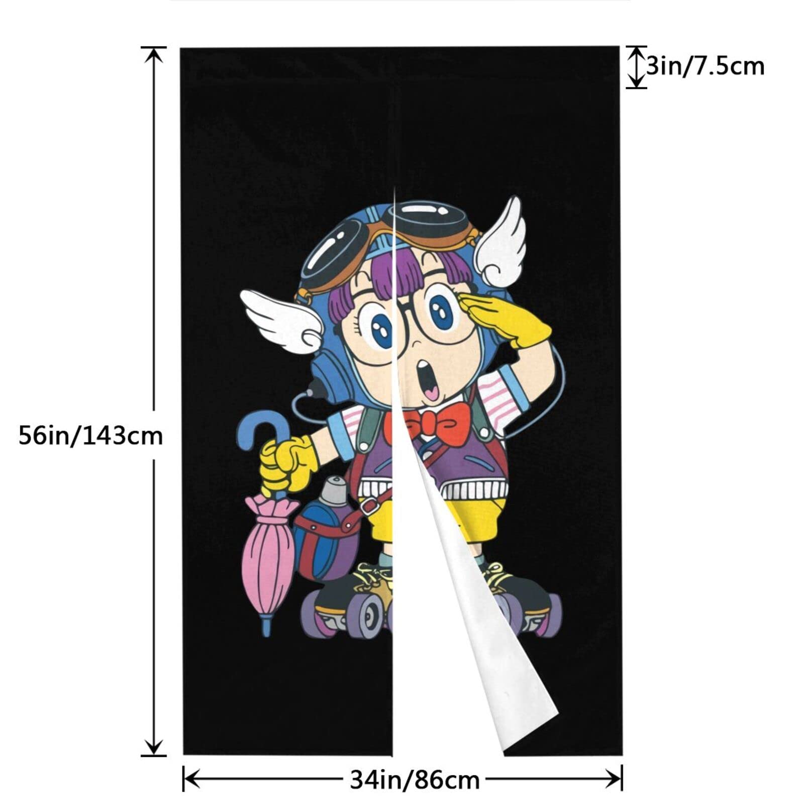 Dr.スランプ アラレちゃん お仕立てカーテン 95×130cm 昭和レトロ Amazon.co.jp: 玄関カーテン Dr.スランプ アラレちゃん (4) のれん 多