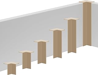 REESE Innenecke Eiche für Sockelleisten | 18 x 40 mm | passgenau | Profil Weimar | Verbinder für Leisten | einfache Montage ohne Bohren