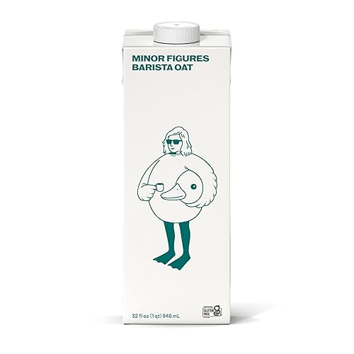 Miniatura 3 de Minor Figures - Leche de avena - Estándar - Barista Standard - 32 oz - Paquete de 6 - Sin OMG - A base de plantas - Vegano - Sin lácteos - Estable