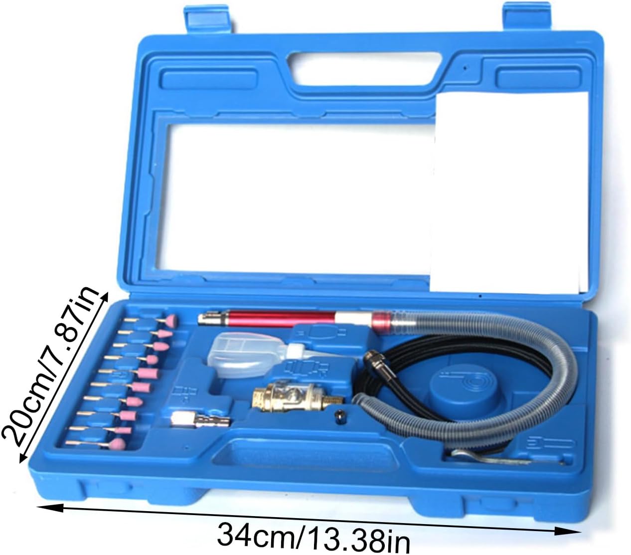 Small Air Die Grinder Kits Pneumatic Pencil Die Grinder Small Pencil Polishing Cutting Tool High Speed Grinding Tool Powerful Motor Manual Sander